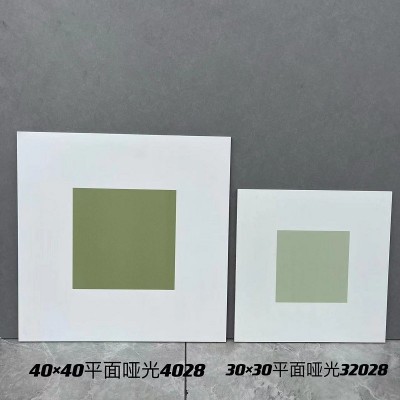 浴室卫生间防滑3030黑白小地砖300网红小清新复古哑光阳台小花砖  1块图2