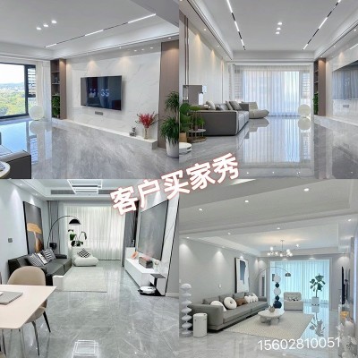 通体大理石瓷砖地砖800x800客厅防滑地板砖600x600磁砖80*80  1件图2