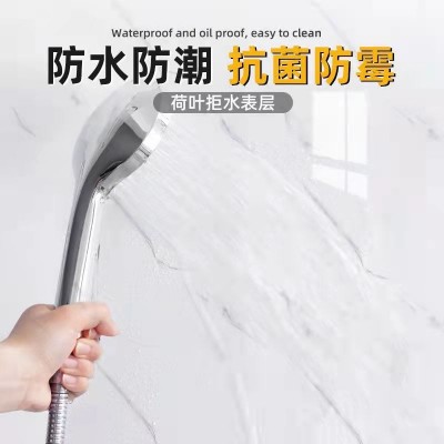 铝塑板仿瓷砖大理石贴纸墙面翻新遮丑装饰背景墙防水防潮墙贴自粘    1块图4