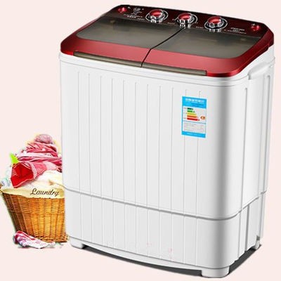 双桶半自动洗衣机 脱水不锈钢桶内衣洗衣机 迷你小型家用洗衣机  1件图2