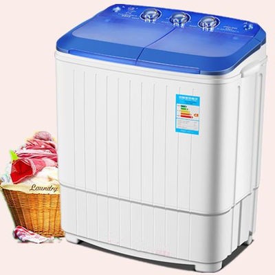 双桶半自动洗衣机 脱水不锈钢桶内衣洗衣机 迷你小型家用洗衣机  1件图4
