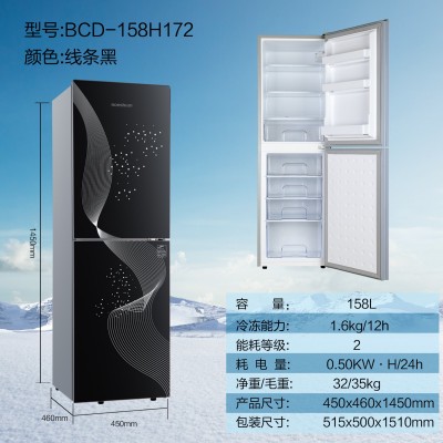 新款冰箱家用双门冷冻冷藏省电三门迷你小型电冰箱租房公寓批发  1件图3