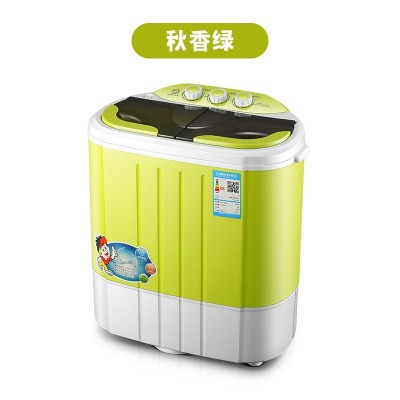 双桶迷你洗衣机小型家用半自动双缸母婴儿童洗脱一体厂家批发  1件图5