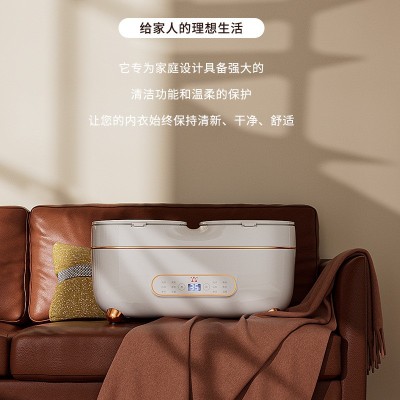双仓桶内衣裤洗衣机烘干全自动煮洗小型可脱水专用袜子清洗机跨境  1件图3