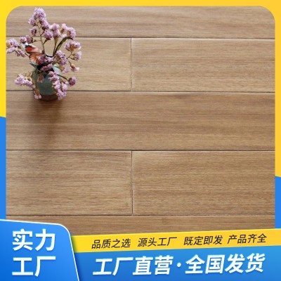 地热锁扣实木地板 咖啡色纯实木柚木地板 浩瑞佳出品       1平方米图5