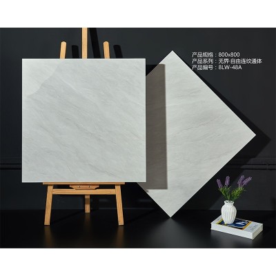广东无限连纹通体大理石800x800瓷砖客厅地砖连纹瓷砖仿古砖批发  1件图2