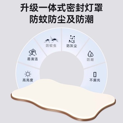 复古客厅主灯全光谱护眼卧室灯原木风灯具极简侘寂风新中式吸顶灯  1件图4