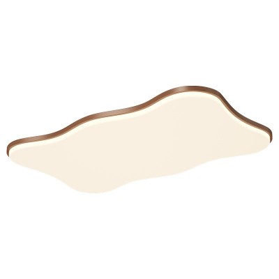 复古客厅主灯全光谱护眼卧室灯原木风灯具极简侘寂风新中式吸顶灯  1件图5