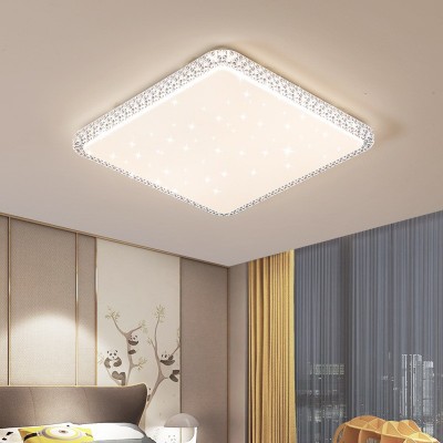 仿水晶新款客厅灯LED吸顶灯主卧室灯具现代简约大气轻奢 大厅主灯  1件图3