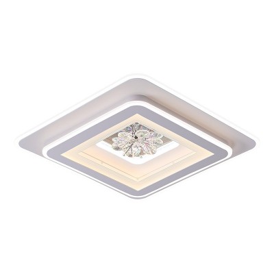 卧室灯吸顶灯现代简约led主卧灯2024年新款网红水晶书房房间灯具  1件图4