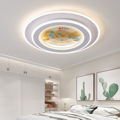 卧室灯新款网红led吸顶灯房间创意主卧室灯饰全屋简约灯具  1件图2