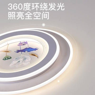 卧室灯新款网红led吸顶灯房间创意主卧室灯饰全屋简约灯具  1件图3