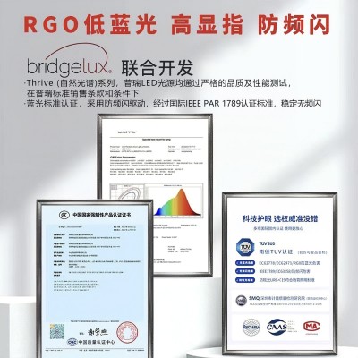 全光谱无缝隙客厅灯led吸顶卧室灯简约现代超薄护眼灯中山灯具  1件图4