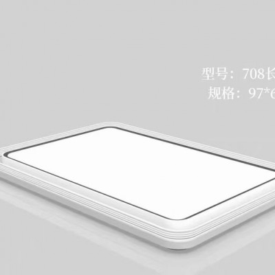 LED平板灯 简约款吸顶灯 led长方形客厅灯 简单 大气  1件图4