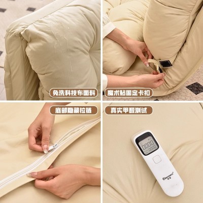 懒人沙发可躺可睡榻榻米折叠沙发床两用阳台休闲小沙发飘窗躺椅 1件图5