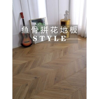 鱼骨拼木地板人字拼花强化复合地板服装店铺展厅耐磨地暖卧室家用      1平方米图4