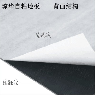 免胶水自粘石塑PVC地板革塑料地板胶地板纸家用加厚耐磨防水片材      1平方米图2