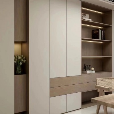 深圳全屋定制衣柜现代简约极简餐边柜深圳定做家具深圳源头工厂 1平方图4