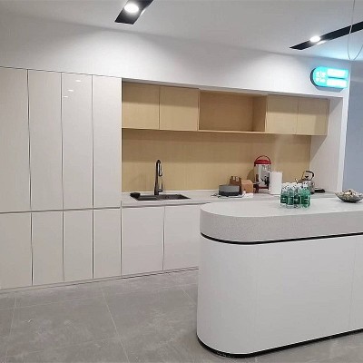 深圳全屋定 制厨柜整体橱柜现代简约厨房橱柜多层实木板深圳工厂 5平方图3