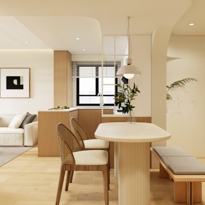 工厂全屋定制家具家用衣柜橱柜餐边柜 简约全套全屋家具套装订做      10平方米图4