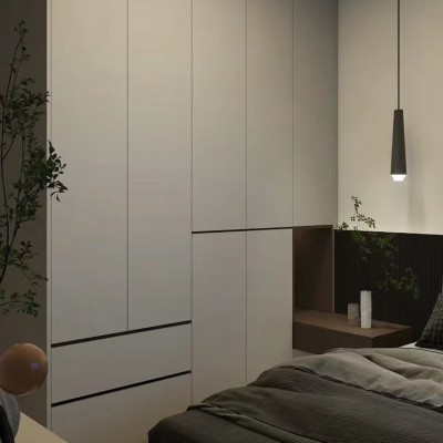 深圳东莞全屋定制黑暗系厨房橱柜卧室衣柜衣帽间书桌一体整体家具    1平方米图3
