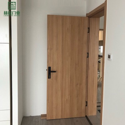 定制出口宾馆PVC免漆门简约卧室民宿碳晶门室内单双开酒店套装门    2件图2