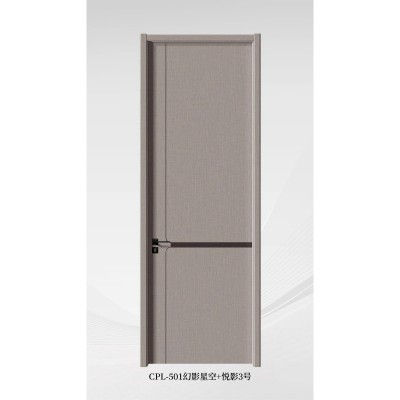免漆门 CPL木门 镶金属条 耐用环保 多层实木 复合门定制      1套图4