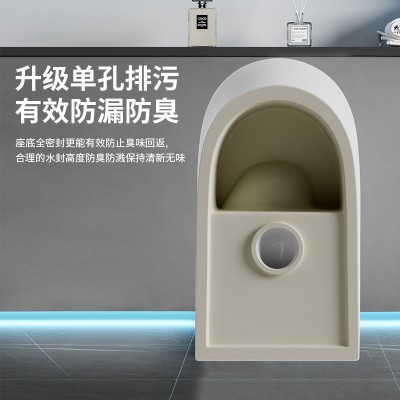 家用普通坐便器抽水马桶防溅水超炫虹吸大管径坐厕酒店公寓卫生间    1个图4
