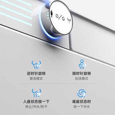 家用即热式虹吸智能马桶语音全自动全功能内置泡沫盾带水箱坐便器     1套图2