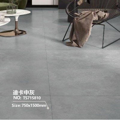 肌肤釉素色柔光砖750x1500微水泥通体大理石客餐厅厨房卧室地砖  1片图2