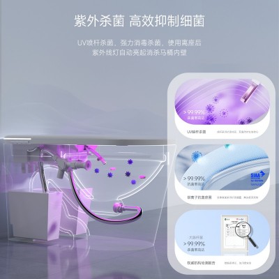 广 东帕特尔卫浴 家用卫生间AI语音控制杀菌除臭 一体式智能马桶    1套图4