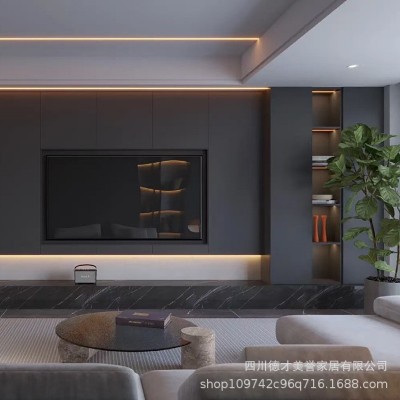 现代推拉门衣柜家用卧室开放式衣帽间移门简易衣橱定制装修设计    1平方米图4