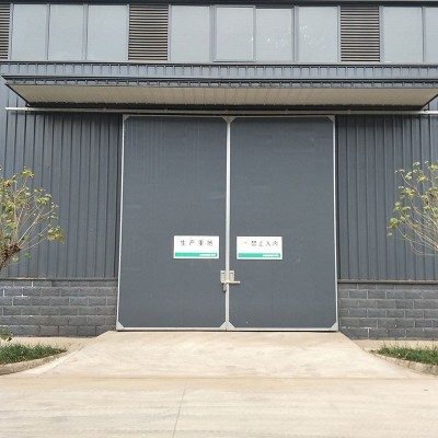 双扇推拉门工业提升门车库门工业大风扇快速门硬质快速门  1平方米图3