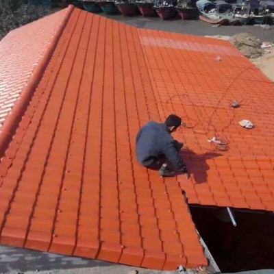ASA合成树脂瓦屋顶仿古一体瓦加厚金刚瓦市政工程树脂瓦加工定制    200平方米图3