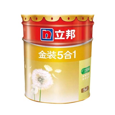 立邦金装净味五合一乳胶漆 18L装家用室内墙面自刷涂料油漆面漆     2个图3