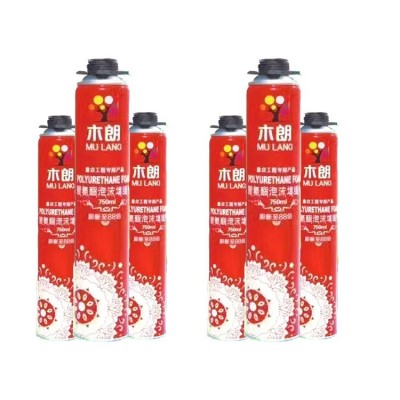 木朗聚氨酯发泡填缝剂（发泡胶）瓶装     15瓶图2