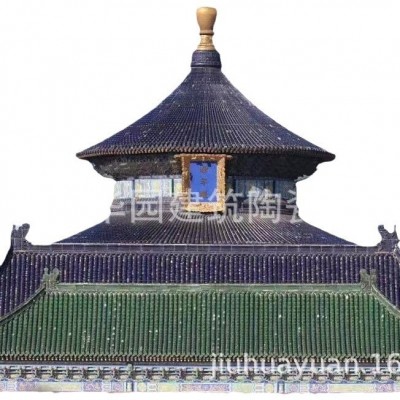 古典园林屋顶装饰配件宝顶葫芦宝顶庭院宝顶陶制规格瓦当齐全   10件图5