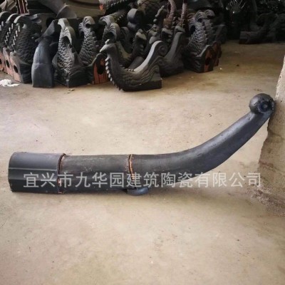 宜兴厂家直销上坡吻角兽走兽龙纹吻古建屋檐吻角吻兽仿古古韵    5件图3
