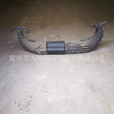 宜兴厂家直销上坡吻角兽走兽龙纹吻古建屋檐吻角吻兽仿古古韵    5件图4