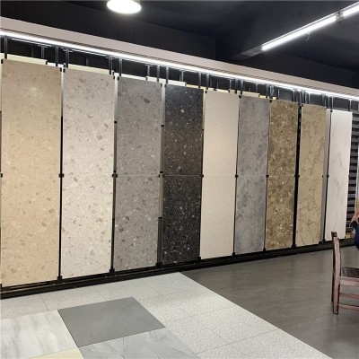 水磨石瓷砖600*1200厨房卫生间墙地砖 商场服装店大颗粒防滑地砖    3件图2