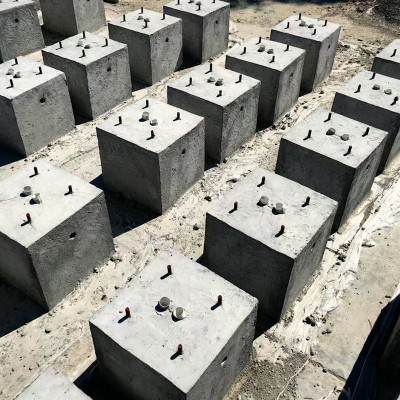 光伏墩路灯基座充电桩基座太阳能板配重块厂家供应加工规格可订     2个图2