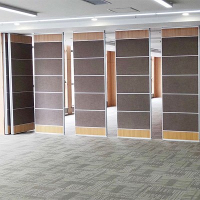 酒店移动隔断墙饭店包厢推拉折叠铝合金屏风展厅办公室活动隔断墙图4