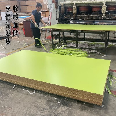 绿色饰面板生态板家装多层实木板材免漆板批发木饰面背景墙饰面板     10张图3
