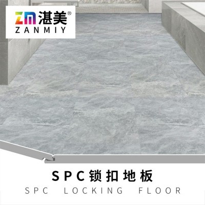 spc石塑地板spc锁扣地板4.2mm工程石纹卡扣式拼接地板翻新spc地板     1平方图4