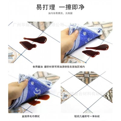 加厚防油贴纸耐温墙贴防水自粘墙纸摩洛哥西域民族风格背景装饰纸 1卷图4