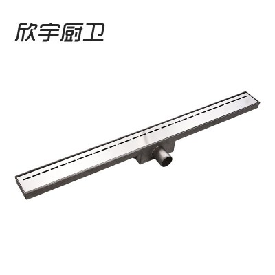 304不锈钢拉丝盖板侧排三角型墙漏 双重密封防臭防虫快速排水地漏5000件图4