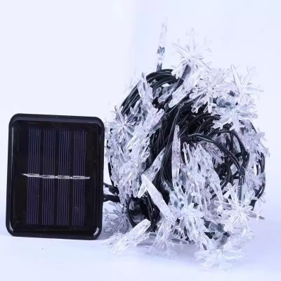 户外太阳能led灯串庭院灯带防水串灯满天星氛围彩灯阳台灯红灯笼   1个图5