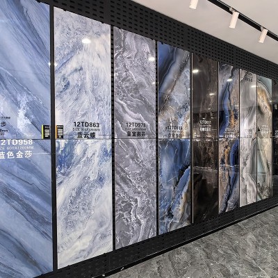 广东奢石大理石瓷砖连纹客厅地砖900x1800别墅酒店KTV会所背景墙   4片