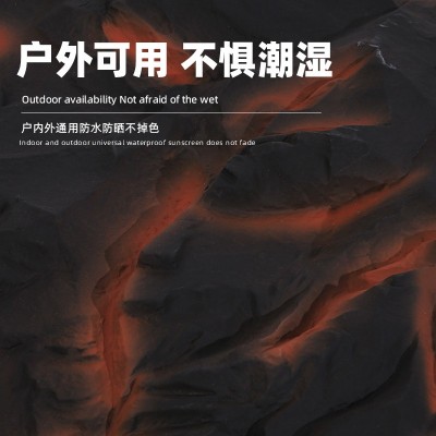 厂家批发pu石皮背景墙蘑菇石PU仿文化石外墙砖轻质石材石板超薄款图4