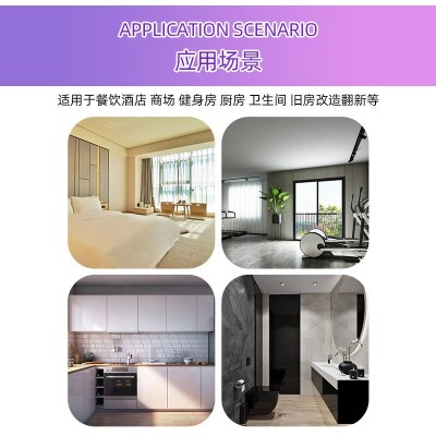 锁扣石塑地板 加厚酒店租房翻新改造阻燃免胶 SPC石塑地板现货图5